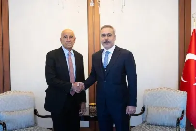 Hakan Fidan, Tom Barrack'ı kabul etti