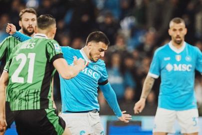 Napoli, Sassuolo karşısında hata yapmadı