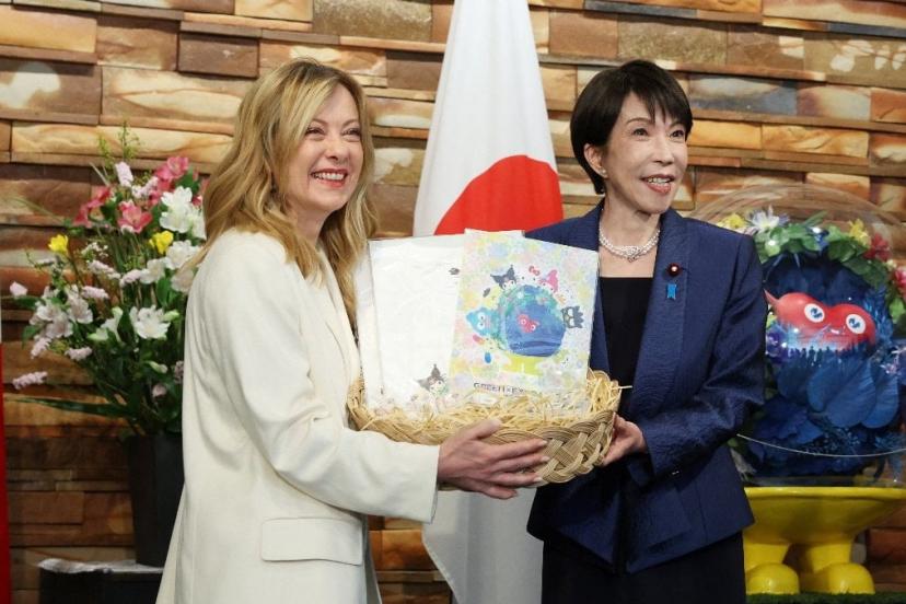 Sanae Takaiçi'den Giorgia Meloni'ye doğum günü sürprizi