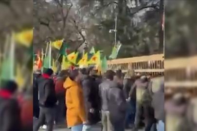 YPG/SDG yandaşlarından Fransa'da provokasyon