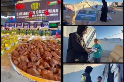 Ankaragücü’nden Gazze’de iftar: Üzülmeyin çocuklar…