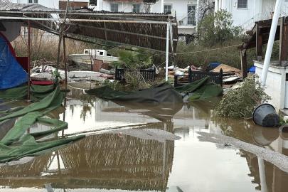 Bodrum'da 109 ev ve iş yerini su bastı, metrekareye 65 kilogram yağış düştü