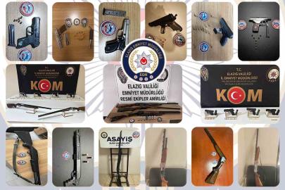 Elazığ’da kesinleşmiş hapis cezası bulunan 115 zanlı tutuklandı