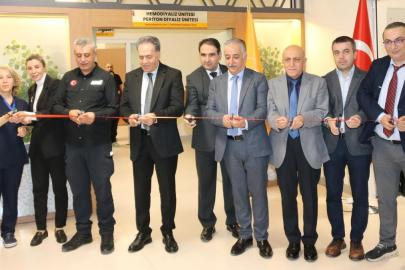 Kapasitesi büyütülen TÖTM hemodiyaliz ünitesi yeni yerinde hizmete açıldı
