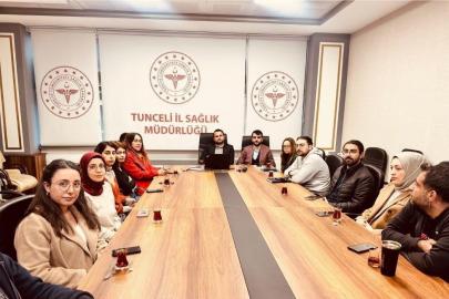 Tunceli’de sağlık çalışanlarına hizmet içi eğitim