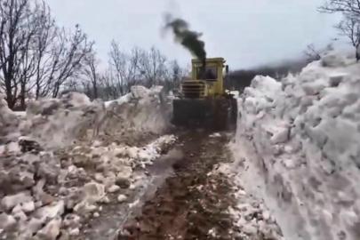 Yayladere’de karla mücadele çalışmaları sürüyor