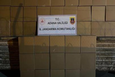 Adana’da 4,1 milyon kaçak makaron ele geçirildi
