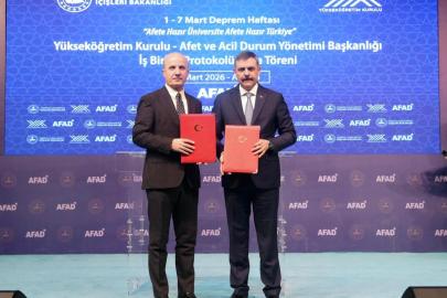 AFAD ile YÖK arasında iş birliği protokolü imzalandı