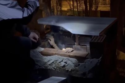 Ağrı’da baca içinde saklanan hükümlü yakalandı