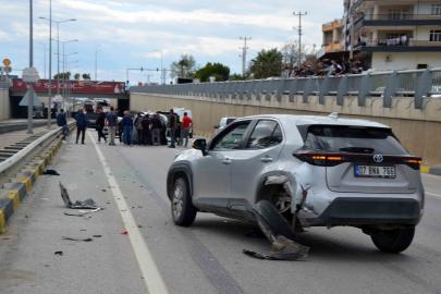Alt geçitte kaza: 1 yaralı