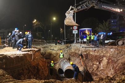 ASAT'tan Duraliler 1 Ana İsale Hattı'nda yoğun mesai