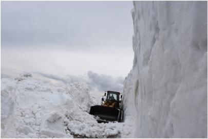 Bitlis’e bu sezon yağan kar miktarı 8 metreyi buldu