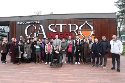 Bursa İnegöl'de Başkan Taban engelli öğrencilerle kahvaltıda buluştu