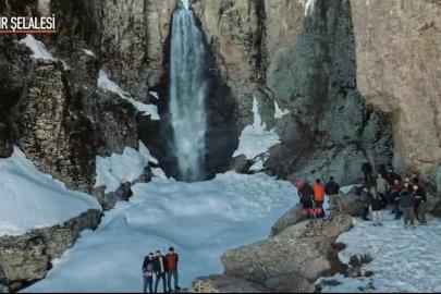 Çır Şelalesi misafirlerini ağırlıyor