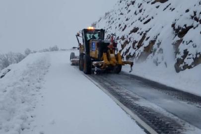 Doğu'da kar nedeniyle 187 yerleşim yerinin yolu ulaşıma kapandı