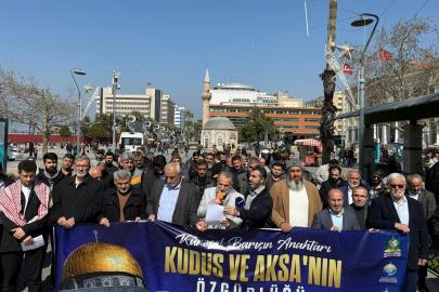 Dünya Kudüs Günü'nde İzmir’den Kudüs ve Mescid-i Aksa için çağrı