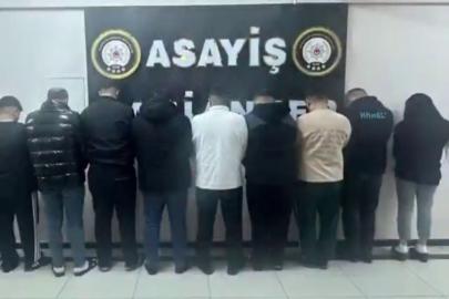 Gaziantep'te kurşunlama olaylarına yönelik operasyonda 9 şüpheli yakalandı