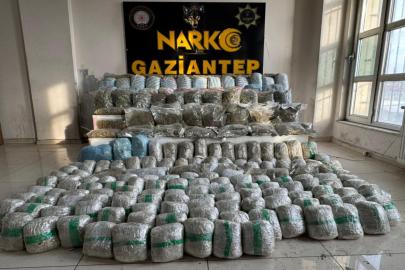 Gaziantep'te uyuşturucu operasyonu: 165 şüpheli tutuklandı