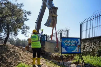 Mersin'de MESKİ atık su altyapısı çalışmalarını sürdürüyor