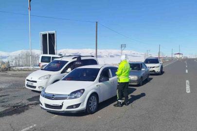 Patnos’ta bayram öncesi trafik denetimleri artırıldı