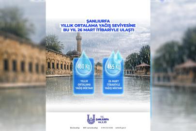 Şanlıurfa’da yağış rekoru: 3 ayda yıllık ortalama aşıldı