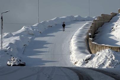 Yüksekova’da kar yağışı