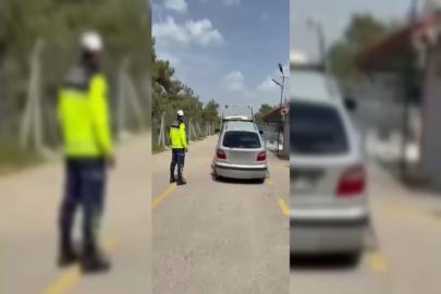 Adana’da trafiği tehlikeye atan sürücü yakalandı