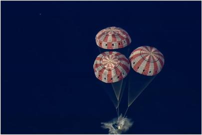 Ay yörüngesine yapılan insanlı uçuş tamamlandı