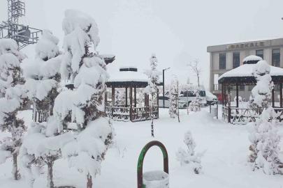 Başkale’de kar yağışı