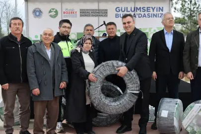 Bursa Büyükşehir'den çiftçiye hayat veren destek