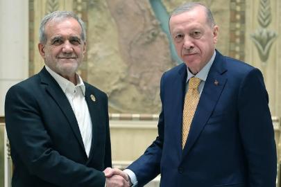 Cumhurbaşkanı Erdoğan, İran Cumhurbaşkanı Pezeşkiyan'la görüştü