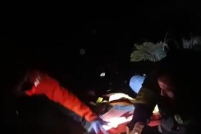 Erzincan’da uçurumdan düşen İran uyruklu vatandaş kurtarıldı