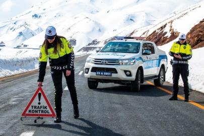 Erzurum kent merkezinde bir ayda 106  trafik kazası