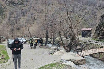 Gümüşkanat Şelalesi’ne yoğun ilgi