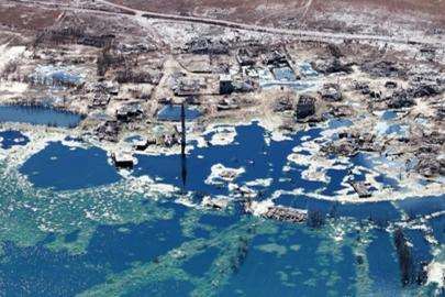 Gümüşören Barajı’nda eski yerleşimler yeniden su altında