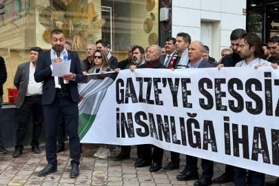 Iğdır’da cuma namazı sonrası Filistin’e destek açıklaması