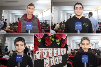 İmam Hatip öğrencileri: Ahlaklı bir nesil için Hazreti Muhammed Aleyhisselam'ı örnek almak lazım