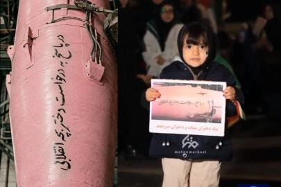 İranlı küçük kız "pembe füze" için teşekkür etti