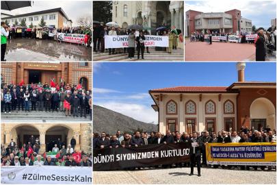 İşgal rejiminin katliamlarına karşı 102 üniversitede basın açıklaması