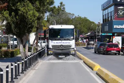 İstanbul Maltepe'de mahallelerde bahar temizliği sürüyor