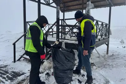 Kayseri Erciyes'in doğası Büyükşehir'le korunuyor