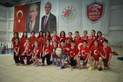 Kepezspor yüzme takımından 5 altın, 4 gümüş, 6 bronz madalya