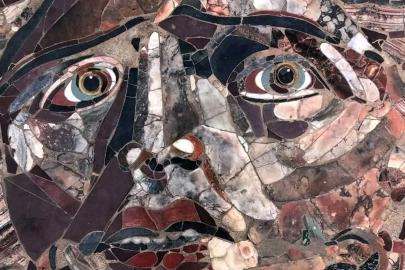 Kışın üzeri kapatılan Medusa mozaiği ziyarete açıldı