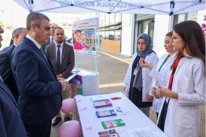 Mersin’de kanser haftasında erken teşhise dikkat çekildi