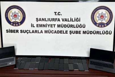 Şanlıurfa merkezli 11 ilde siber dolandırıcılık operasyonu: 42 gözaltı
