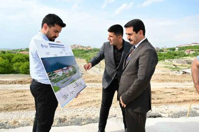 Başkan Taşkın Çarşıbaşı Yenileme Alanı’nda incelemelerde bulundu