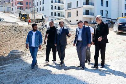Başkan Taşkın, Taştepe rezerv alanında incelemelerde bulundu