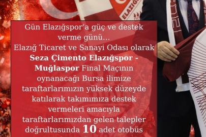 Elazığ TSO Başkanı Alan’dan taraftarlara 10 otobüs