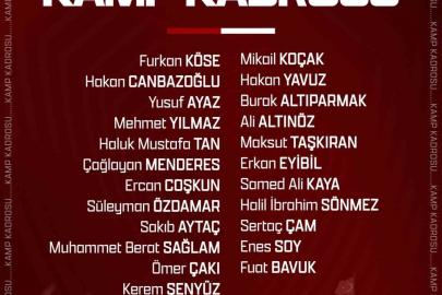 Elazığspor, Bursa’ya 23 futbolcuyla gitti