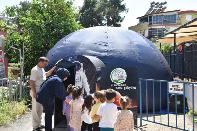 Kepez’de minik kaşifler uzayı keşfediyor